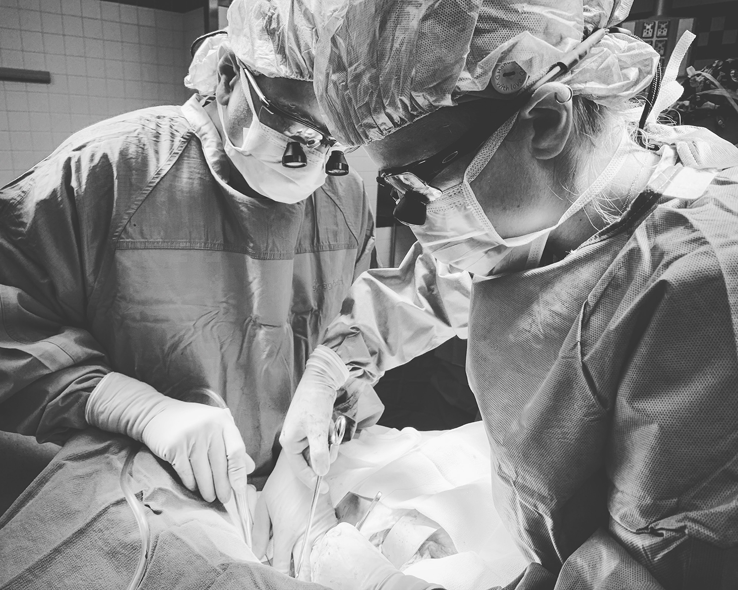 Residents in surgery